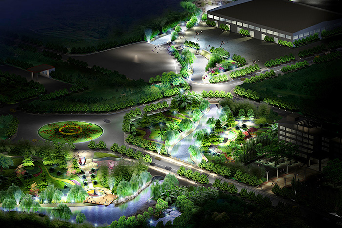 重庆市江北机场二期扩建环境景观设计